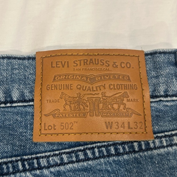 LEVIS 502 JEANS 34-32 - Picture 4 of 5